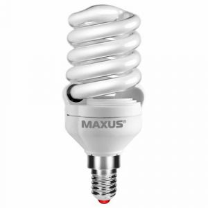 Лампа энергосберегающая MAXUS ESL-007-11 15W E14 2700K (75W)