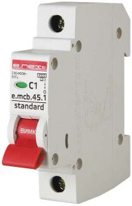 Автоматический выключатель E.NEXT однополюсный e.mcb.stand.45.1 C63 (63A)
