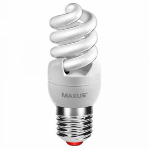 Лампа энергосберегающая MAXUS ESL-217-1 9W E14 2700K (45W)