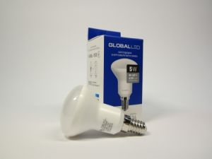 Светодиодная лампа Global 1-GBL-153, R50, 5W (60W), 3000K, E14, 220V