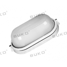 Светильник настенный Buko BK320 CB-K 100W овал белый Е27 IP54