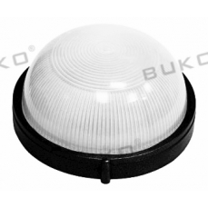 Светильник настенный Buko BK312 CB-K 60W круглый черный Е27 IP54
