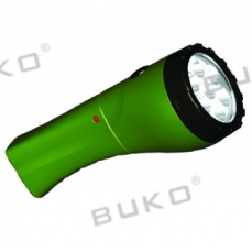 Фонарик Buko BK294 7LED, зеленый
