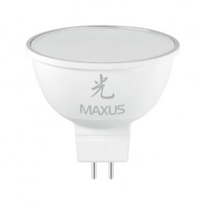 Светодиодная лампа Maxus LED-404 MR16 GU5.3 4W (35W) 5000K 220V