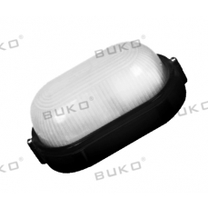 Светильник настенный Buko BK302 CB-K 60W овал черный Е27 IP54