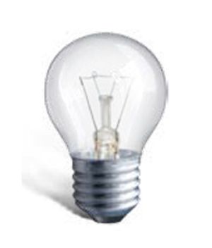 Лампа шар E27 40W прозрачная Искра