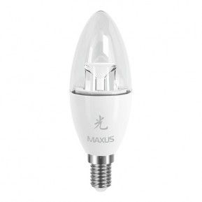 Светодиодная лампа Maxus LED-422 E14 6W (50W) 5000K 220V